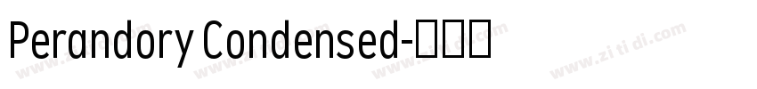 Perandory Condensed字体转换 Perandory Condensed字体转换